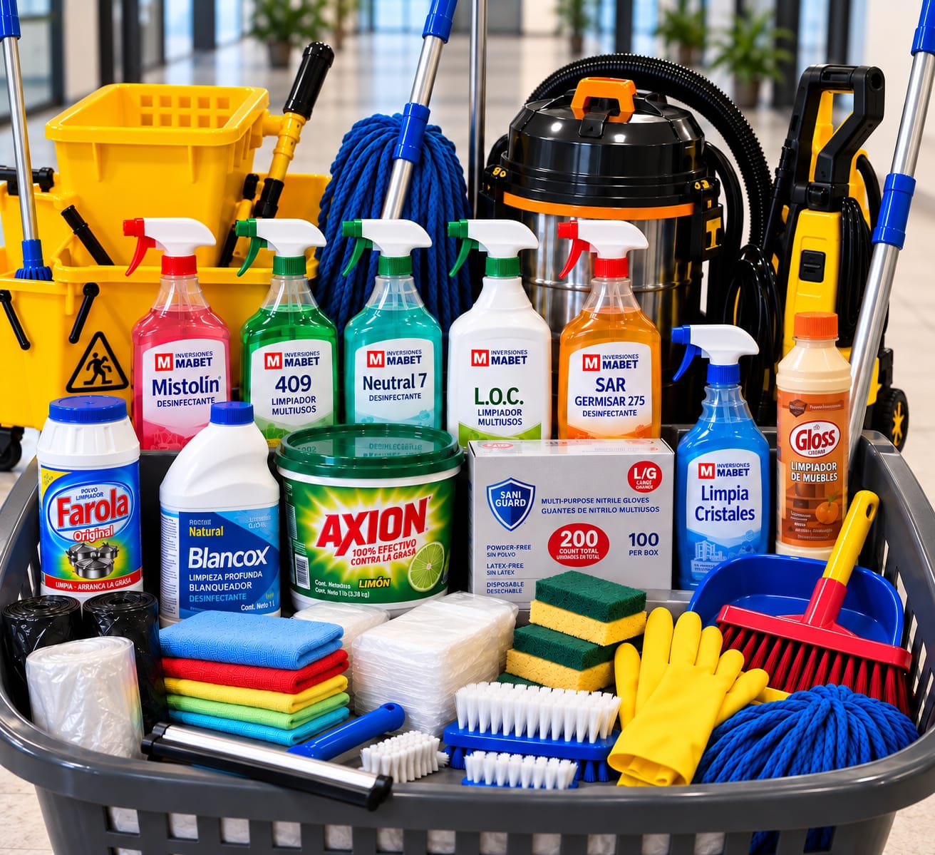 Servicios de limpieza en Panamá — kit de productos